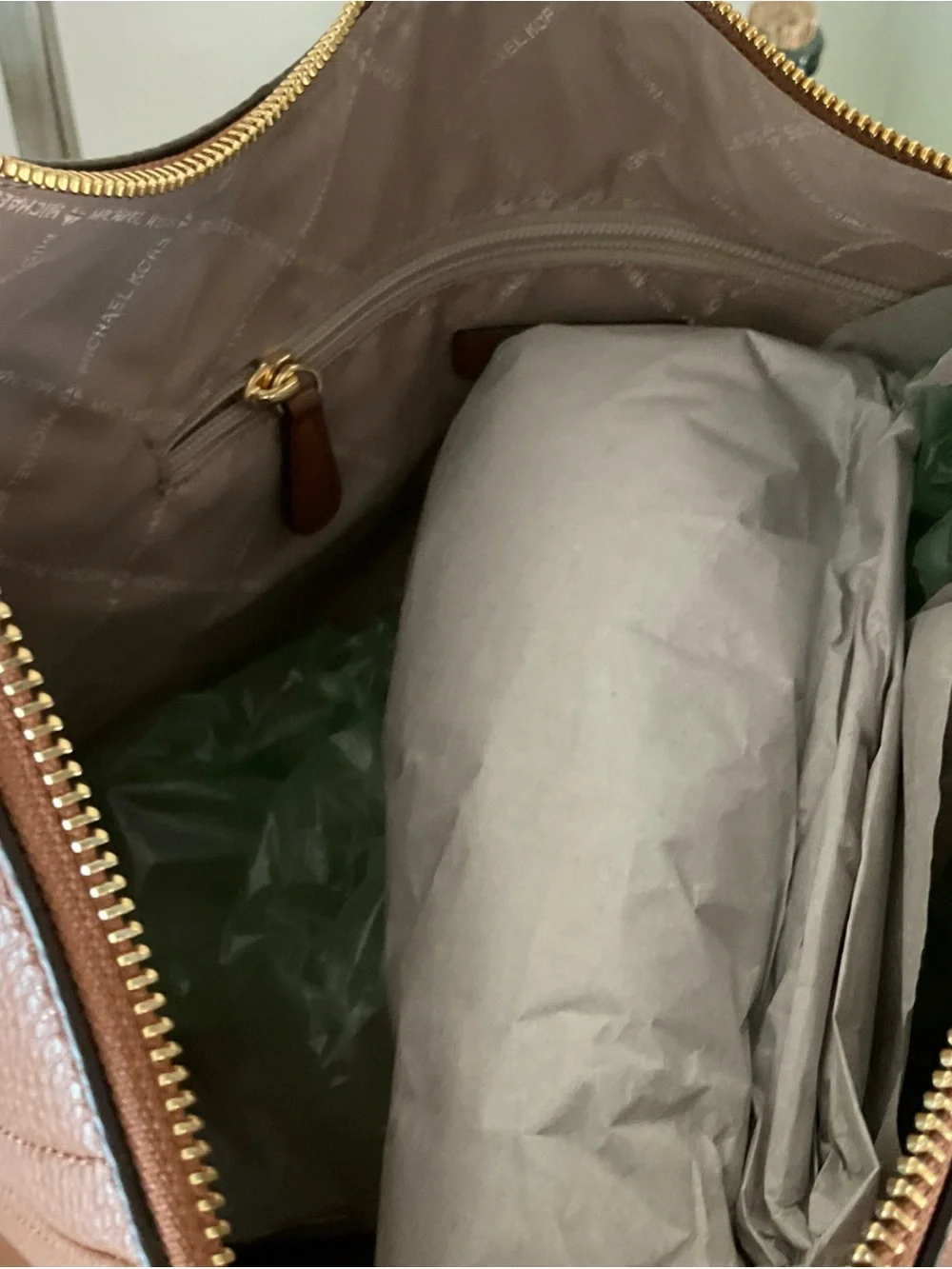 $298 Michael Kors Pebbled Leather Shoulder Bag - Picture 11 of 11